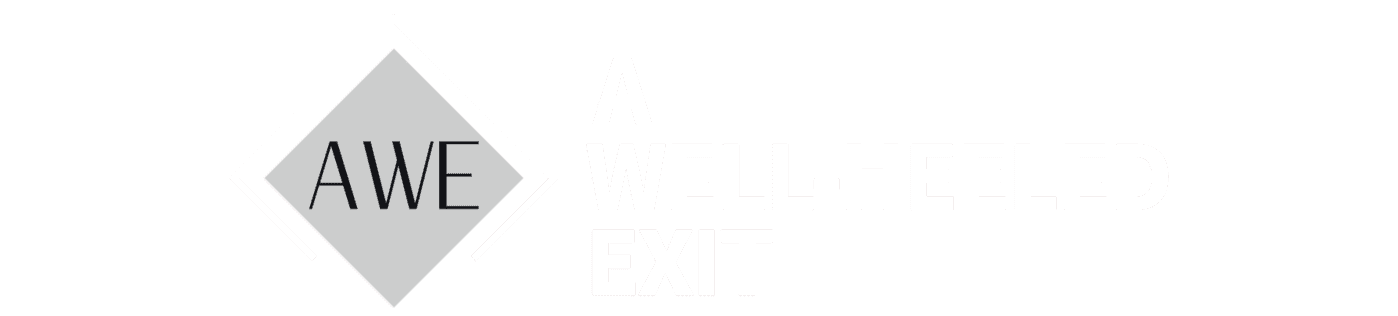 A well-lit exit